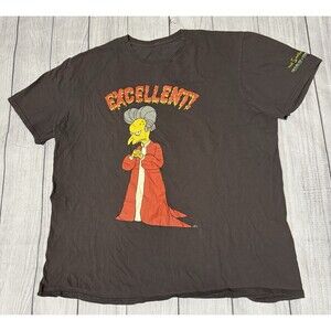 The Simpsons Mr Burns Treehouse Of Horror Excellent Dracula T Shirt Size XL?